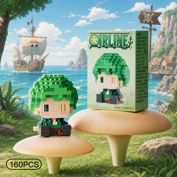 [One Piece] Zoro NanoBlock